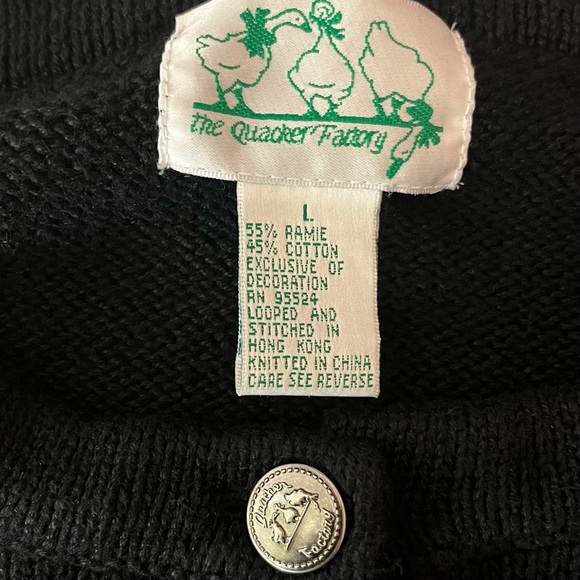 The Quacker Factory Butterfly Sweater - Picture 7 of 7